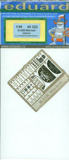 EDU49322 1:48 Eduard Color PE - B-25B Mitchell Interior (Acc Min kit) #49322
