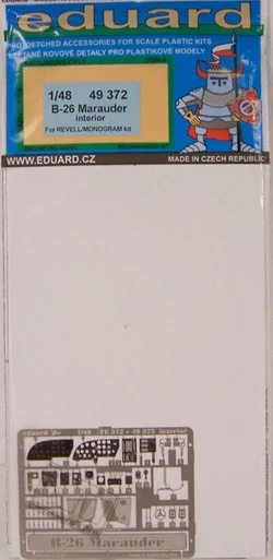 EDU49372 1:48 Eduard Color PE - B-26 Marauder Interior (REV kit) #49372