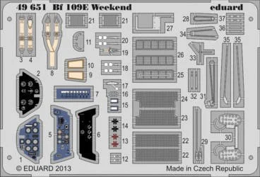 1/48 Eduard Bf109E Weekend for EDU (Pre-Painted)