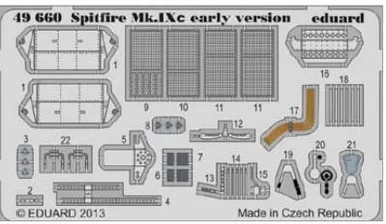 1/48 Eduard Spitfire Mk IXc Early for EDU (Pre-Painted)