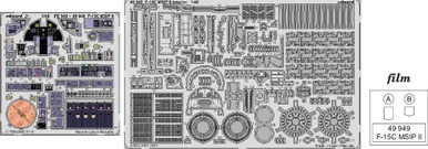 1/48 Eduard F-15C MSIP II Interior for LNR (Pre-Painted)
