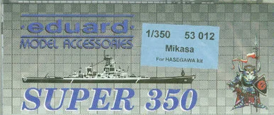 EDU53012 1:350 Eduard PE - IJN Battleship Mikasa Detail Set #53012