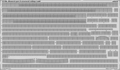 1/200 Eduard Bismarck Structural Railings Pt.8 for TRP