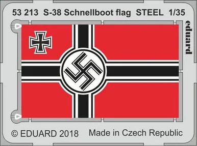 1/35 Eduard S38 Schnellboot Flag Steel for ITL (Pre-Painted)