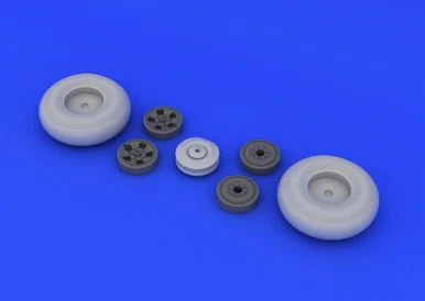 EDU624001 1:24 Eduard Brassin Hawker Typhoon Wheels Set (AFX kit)