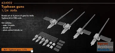 EDU624002 1:24 Eduard Brassin Hawker Typhoon Guns (AFX kit)