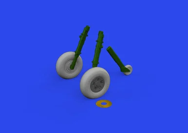 1/24 Eduard Brassin Spitfire Mk.IX wheels 5spoke for Airfix