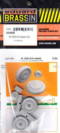 EDU624008 1:24 Eduard Brassin Bf109G-5 Bf109G-6 Wheels (AFX kit)