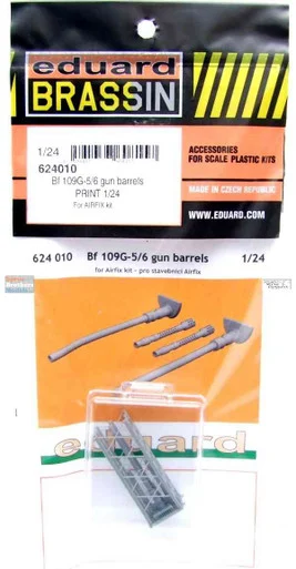 EDU624010 1:24 Eduard Brassin Bf109G-5 Bf109G-6 Gun Barrels (AFX kit)