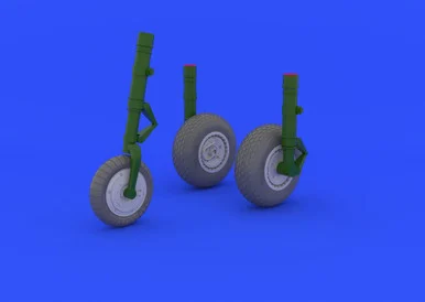 1/32 Eduard Me262 Wheels for TRP (Resin)