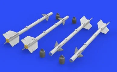 1/32 Eduard AIM9B Sidewinder (PE & Resin)
