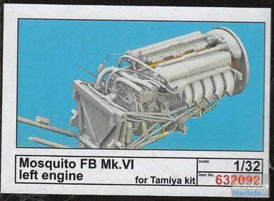 EDU632092 1:32 Eduard Brassin Mosquito FB Mk.VI Left Engine (TAM kit)