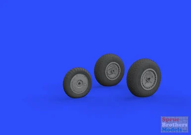 EDU632100 1:32 Eduard Brassin Me 262 Wheels Set (REV kit)