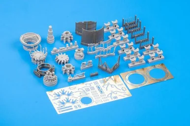 1/32 Eduard Fw190A8 Engine for RMG (PE & Resin)