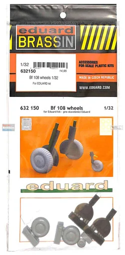 EDU632150 1:32 Eduard Brassin Bf 108 Taifun Wheels Set (EDU kit)