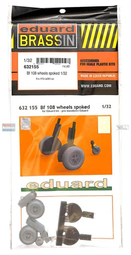EDU632155 1:32 Eduard Brassin Bf 108 Taifun Spoked Wheels Set (EDU kit)