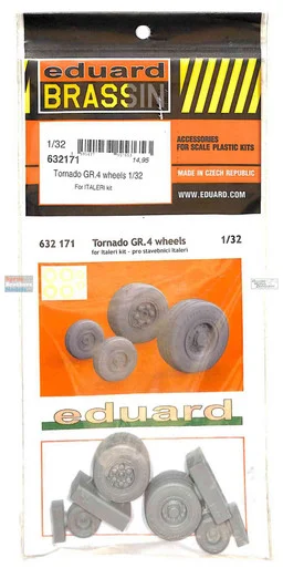 EDU632171 1:32 Eduard Brassin Tornado GR.4 Wheels Set (ITA kit)
