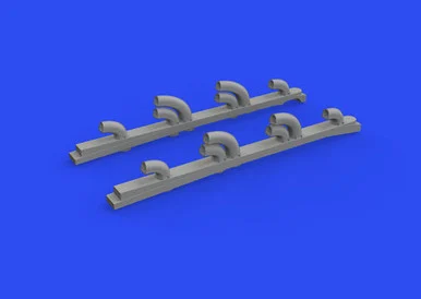 1/32 Eduard Brassin Yak-9T exhaust stacks Print for ICM