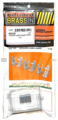 EDU632191 1:32 Eduard Brassin PRINT Luftwaffe Rudder Pedals