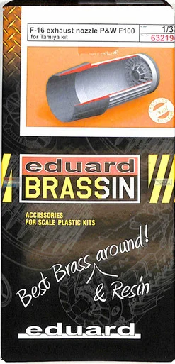EDU632194 1:32 Eduard Brassin PRINT F-16C Falcon P&W F100 Exhaust Nozzle (TAM kit)