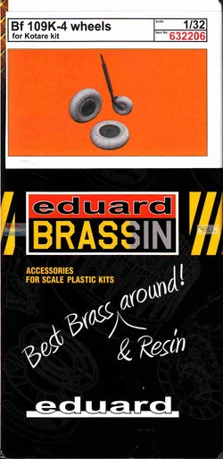 EDU632206 1:32 Eduard Brassin Bf109K-4 Wheels (KOT kit)