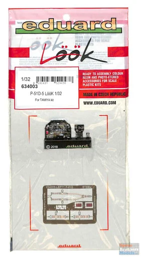 EDU634003 1:32 Eduard Look - P-51D-5 Mustang (TAM kit)