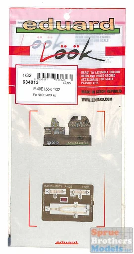 EDU634013 1:32 Eduard Look - P-40E Warhawk (HAS kit)