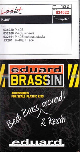 EDU634022 1:32 Eduard LookPlus - P-40E Warhawk Detail Set (TRP kit)