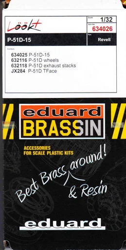 EDU634026 1:32 Eduard LookPlus - P-51D-15 Mustang Detail Set (REV kit)