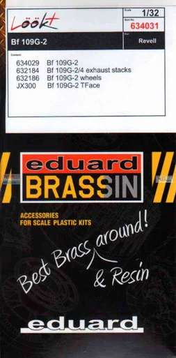 EDU634031 1:32 Eduard Look Plus - Bf109G-2 Detail Set (REV kit)