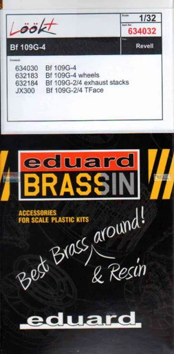 EDU634032 1:32 Eduard Look Plus - Bf109G-4 Detail Set (REV kit)