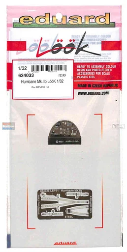 EDU634033 1:32 Eduard Look - Hurricane Mk.IIb Detail Set (REV kit)