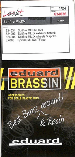 EDU634036 1:24 Eduard Look Plus - Spitfire Mk.IXc Detail Set (AFX kit)