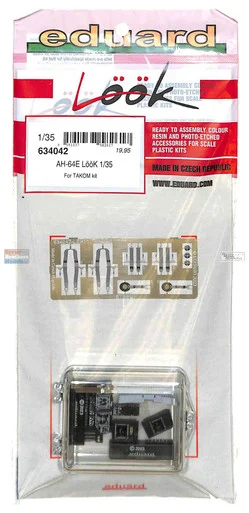 EDU634042 1:35 Eduard Look - AH-64E Apache Detail Set (TAK kit)