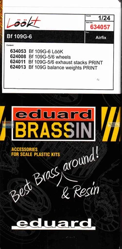 EDU634057 1:24 Eduard Look Plus - Bf109G-6 Detail Set (AFX kit)