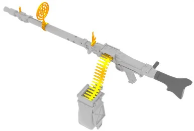 1/35 Eduard MG 34 Gun (PE & Resin)