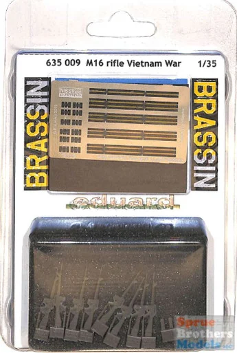 EDU635009 1:35 Eduard Brassin M16 Rifle Set Vietnam War