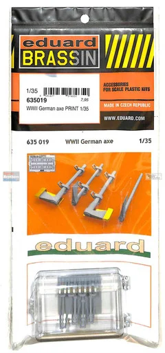 EDU635019 1:35 Eduard Brassin PRINT WW2 German Axe Set