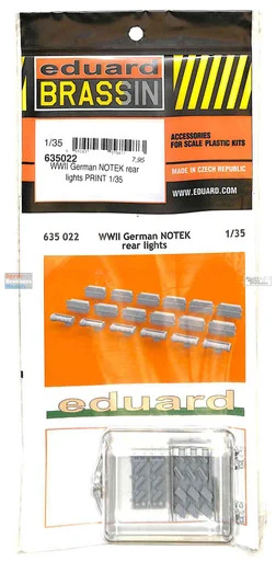 EDU635022 1:35 Eduard Brassin PRINT WW2 German NOTEK Rear Lights