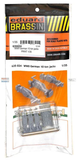 EDU635024 1:35 Eduard Brassin PRINT WW2 German 10-ton Jacks
