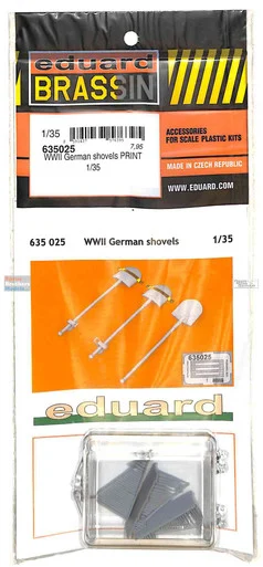EDU635025 1:35 Eduard Brassin PRINT WW2 German Shovels
