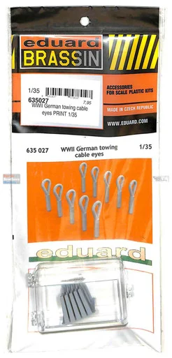 EDU635027 1:35 Eduard Brassin PRINT WW2 German Towing Cable Eyes