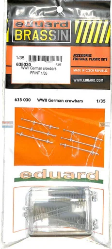 EDU635030 1:35 Eduard Brassin PRINT WW2 German Crowbars