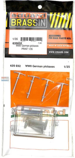 EDU635032 1:35 Eduard Brassin PRINT WW2 German Pickaxes