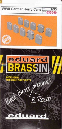 EDU635040 1:35 Eduard Brassin WW2 German Jerry Cans