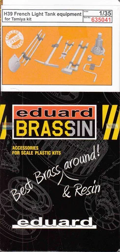 EDU635041 1:35 Eduard Brassin H39 French Light Tank Equipment (TAM kit)