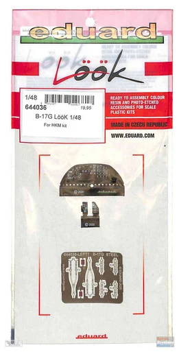 EDU644036 1:48 Eduard Look - B-17G Flying Fortress (HKM kit)