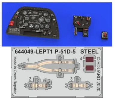 1/48 Eduard P-51D5 LooK for AIR (PE & Resin)