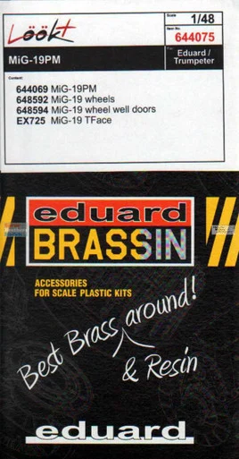 EDU644075 1:48 Eduard LookPlus - MiG-19PM Farmer Detail Set (TRP/EDU kit)