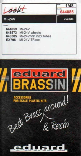 EDU644085 1:48 Eduard LookPlus - Mi-24V Hind Detail Set (ZVE kit)
